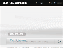 Tablet Screenshot of cloud.dlink.com